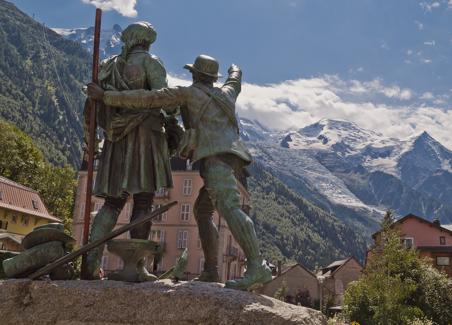 Denkmal für Jacques Balmat und Michel-Gabriel Paccard