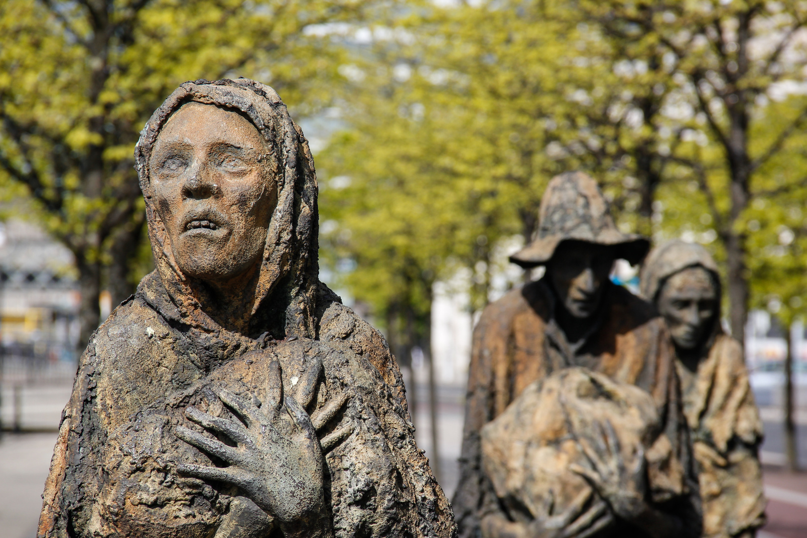 Denkmal in Dublin an Hungersnot in Irland