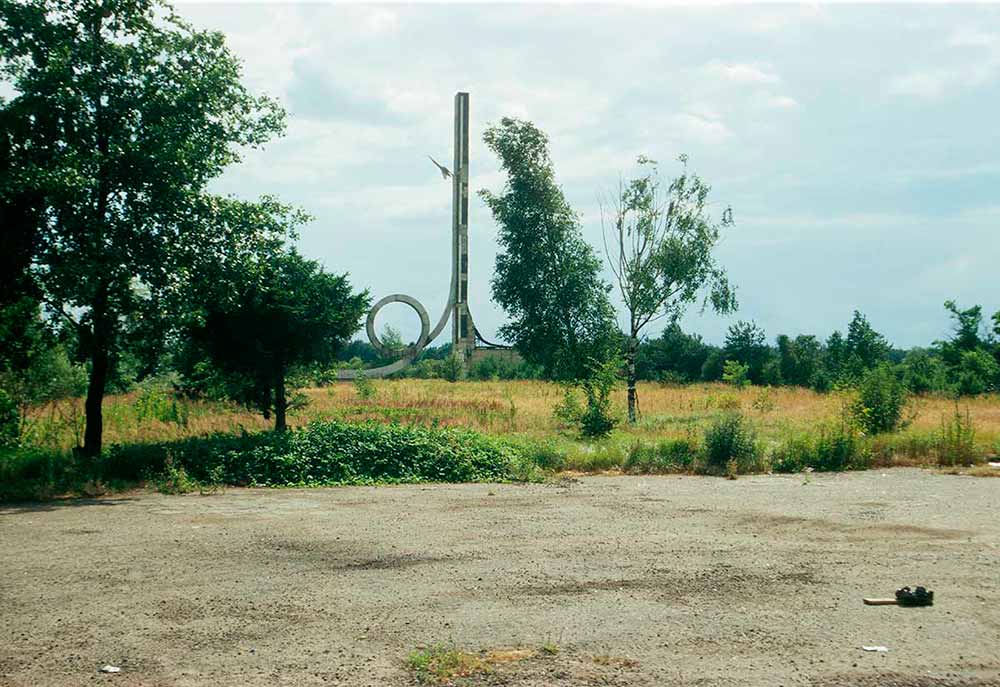 Denkmal zu Ehren Piotr Nesterows, Westukraine