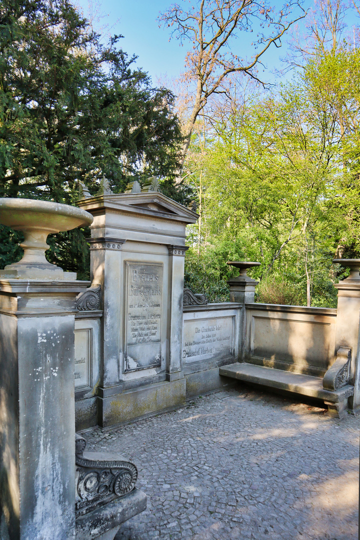 Denkmal zum Bürgerpark