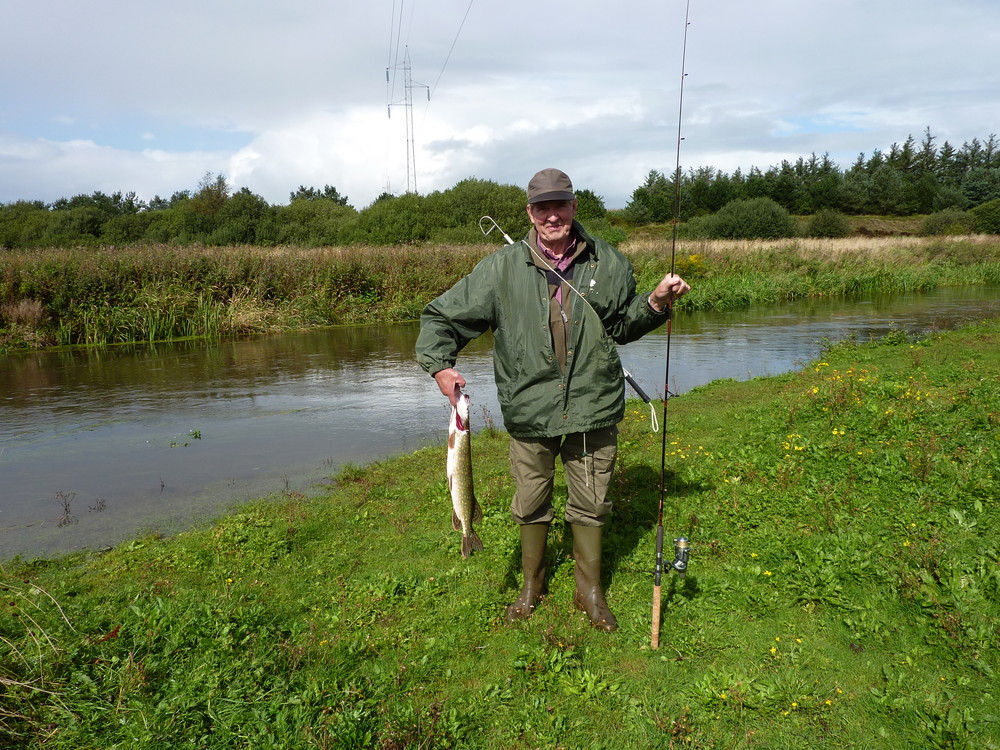 Denmark 2009 The first Pike of the day