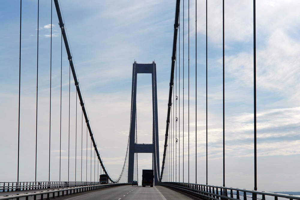 Denmark, the Great Belt Bridge