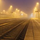 dense fog am Bahnhof Heusenstamm