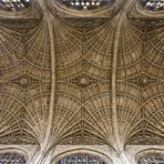 Dentelle de pierre  -- La voûte en éventail de la Chapelle de King’s College 