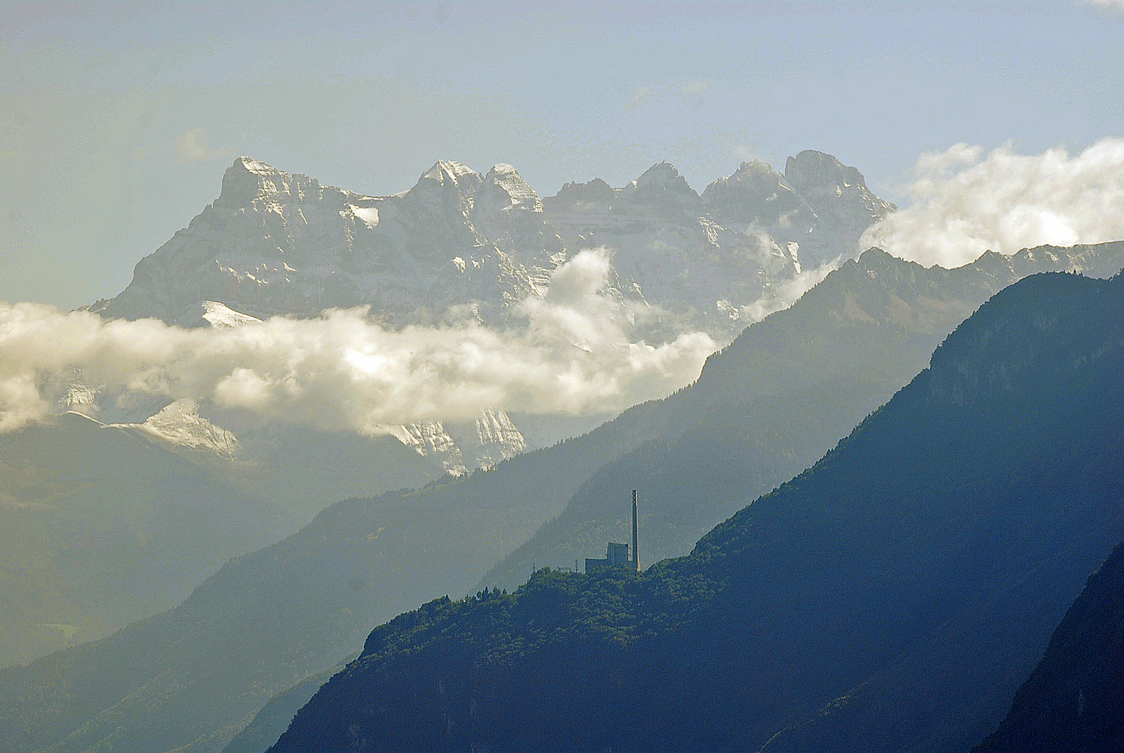 Dents du Midi am Genfersee