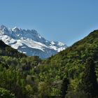 Dents du Midi über dem Rhonetal