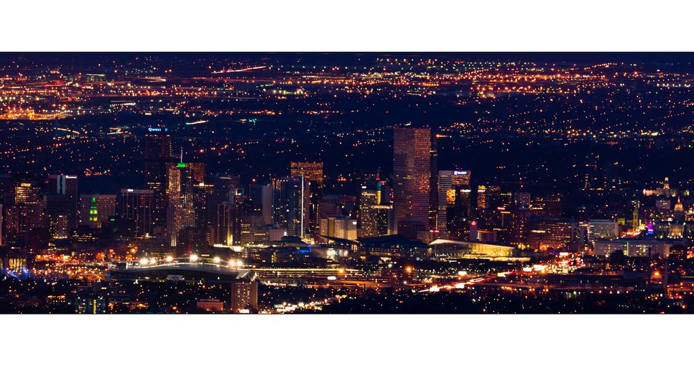 Denver by night