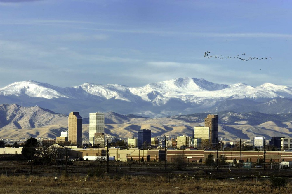 Denver Colorado Looking West