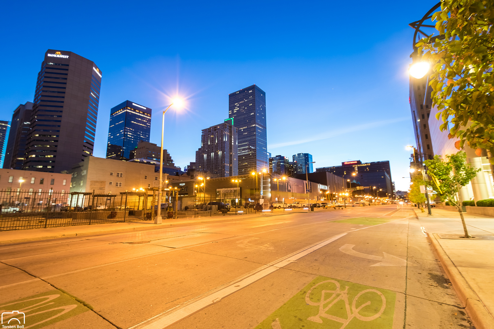 Denver in den frühen Morgenstunden