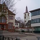 Denzlingen: Altes Rathaus, Georgskirche, neues Rathaus