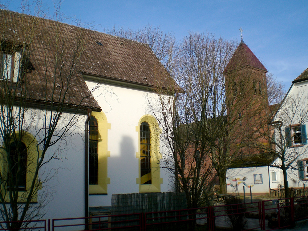 Denzlingen: die ersten zwei katholischen Kirchen