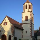 Denzlingen: Ehemalige Kirche St. Michael im Unterdorf mit dem Storchenturm