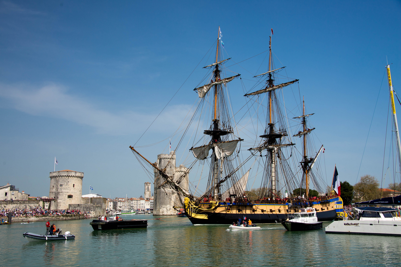 Départ de L'Hermione