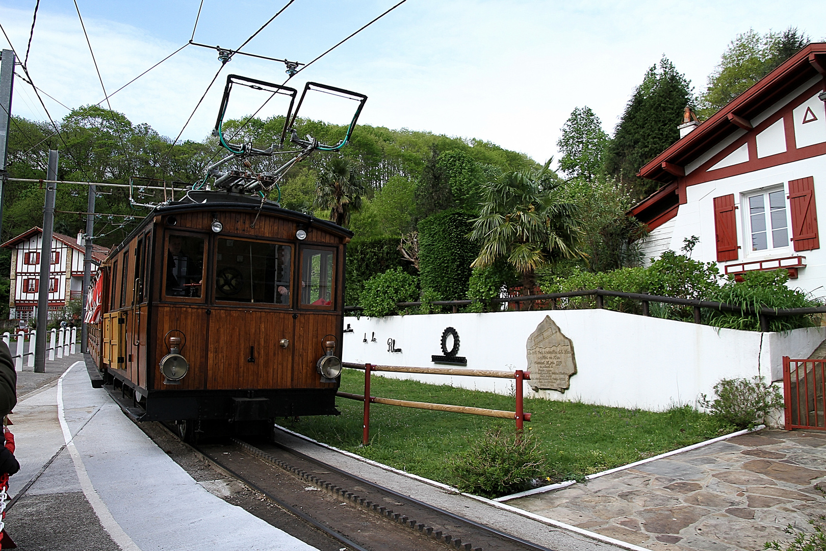 Départ du petit train pour la Rhune !