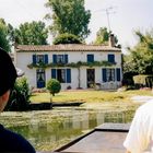 Départ pour une "croisière" en barque sur la Venise Verte.