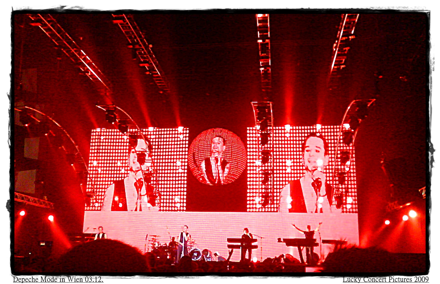 Depeche Mode in Wien - Handypic