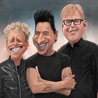 Depeche Mode Karikatur [www.luebbi-art.de]