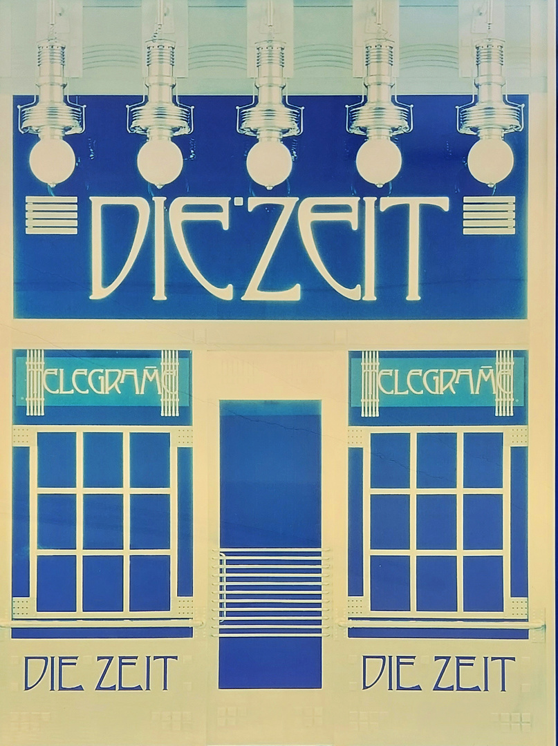 Depeschenbüro "Die Zeit", Kärntnerstraße 39, Wien, 1902