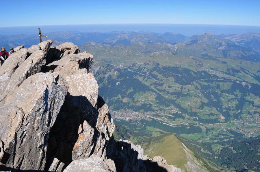 depuis la Haute Cime des dents du midi photo et image paysages