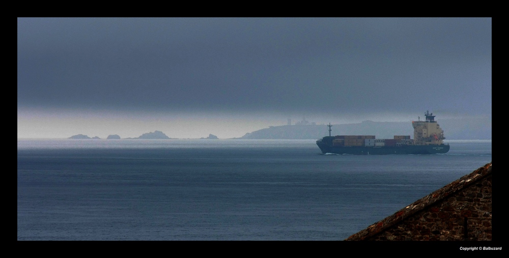 " Depuis la pointe des Espagnols en direction de St Mathieu "