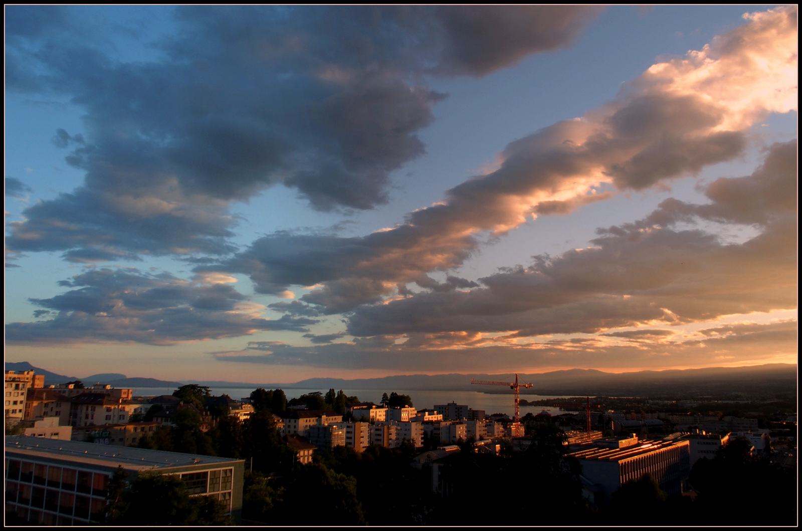 Depuis le balcon....