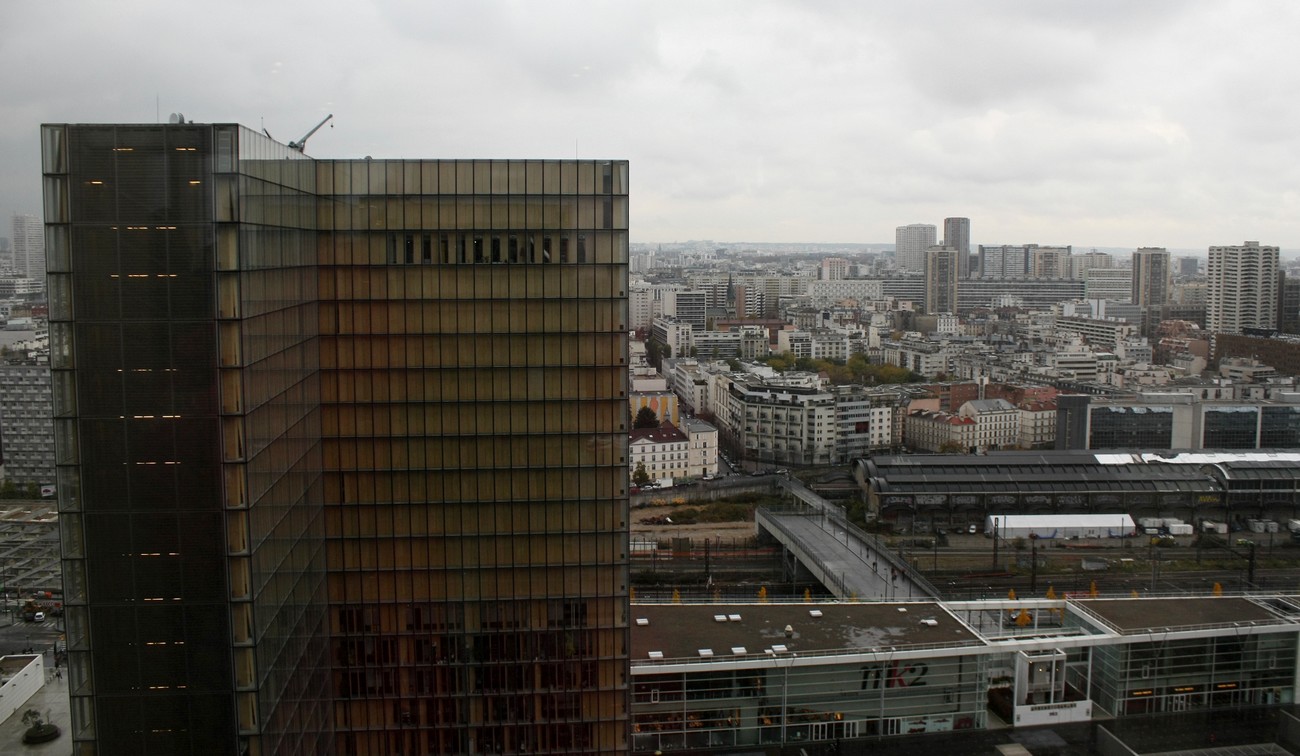 Depuis le dernier étage de la tour ouest de la TGB (1)