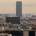 Depuis le dernier étage de la tour ouest de la TGB (10). La Tour Montparnasse