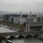 Depuis le dernier étage de la tour ouest de la TGB (15). La Seine, Bercy et Le Sacré-Coeur