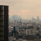 Depuis le dernier étage de la tour ouest de la TGB (9). Le Grd Palais, L'Arc de Triomphe, La Déf. .