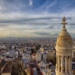 Depuis le dôme  du sacré coeur . 