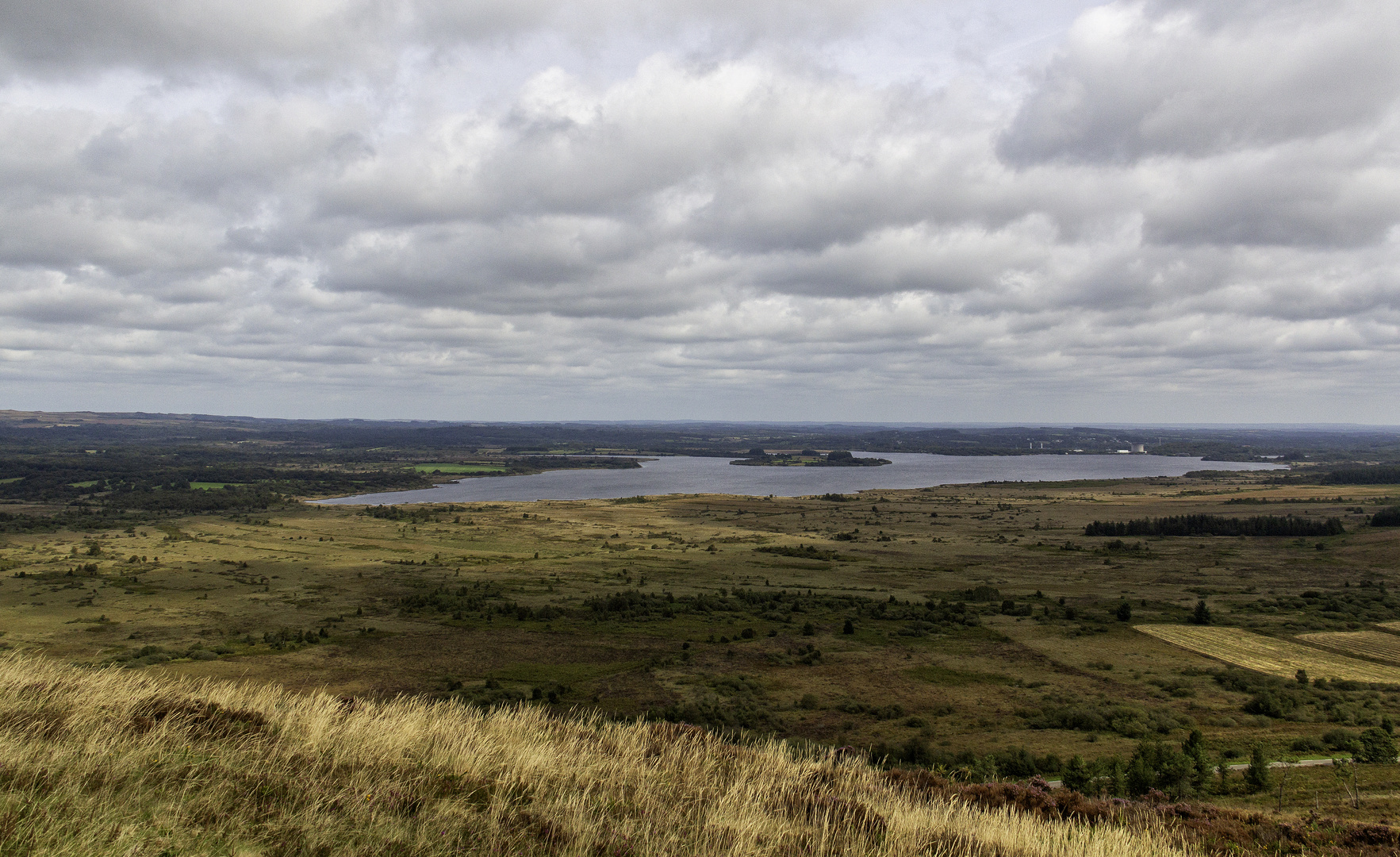 Depuis le mont saint Michel de Brasparts .