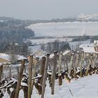 Depuis Mercurey , le village d'Aluze en hiver....