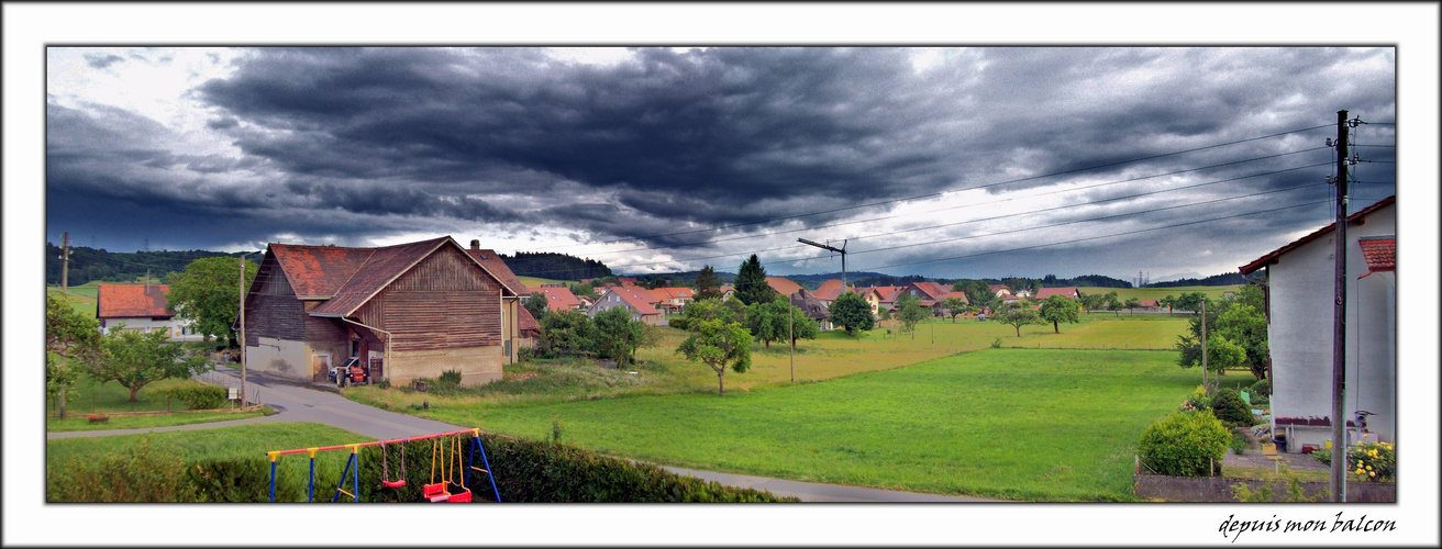 depuis mon balcon