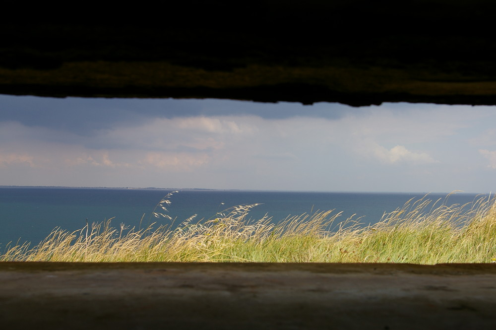 Depuis un bunker