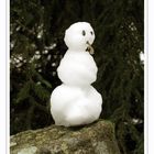 der 1. kleine Schneemann