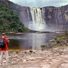 Der 108 Meter hohe Wasserfall Chinak-Merú (Salto Aponwao) / Gran Sabana, Venezuela