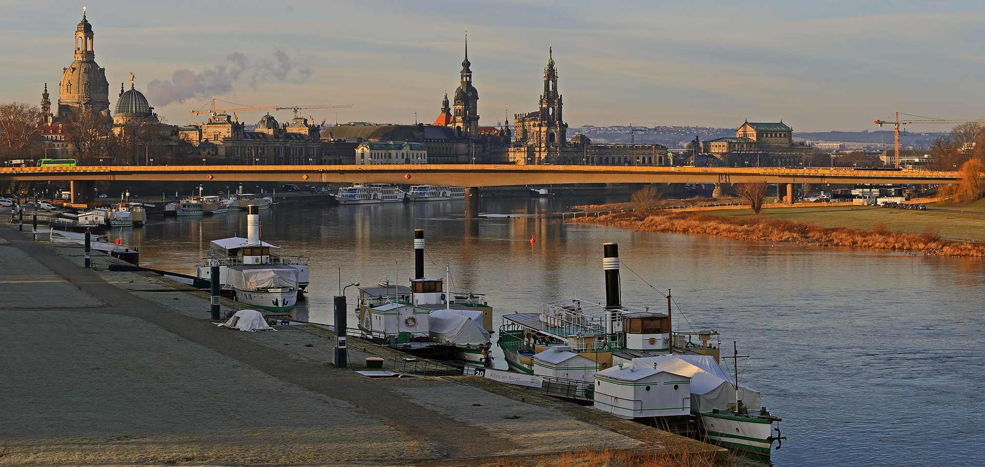 Der 12. Januar  war vormittags in Dresden frostig aber sehr fotogen...