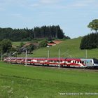 Der "175 Jahre Eisenbahn für Österreich" Railjet in Axdorf