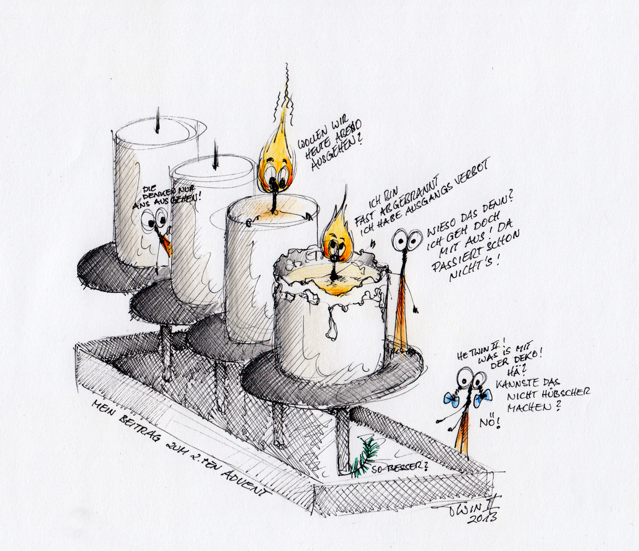 Zweite Adventsbilder: Bringing the Magic of Advent to Life Through Drawing