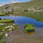 Der 2757 m hochgelegene Riffelsee bei Zermatt