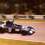 Der 3.fache Formel 1 Weltmeister : Jackie Stewart 05.Aug.1973 Nürburgring NORDSCHLEIFE hier Hatzenb