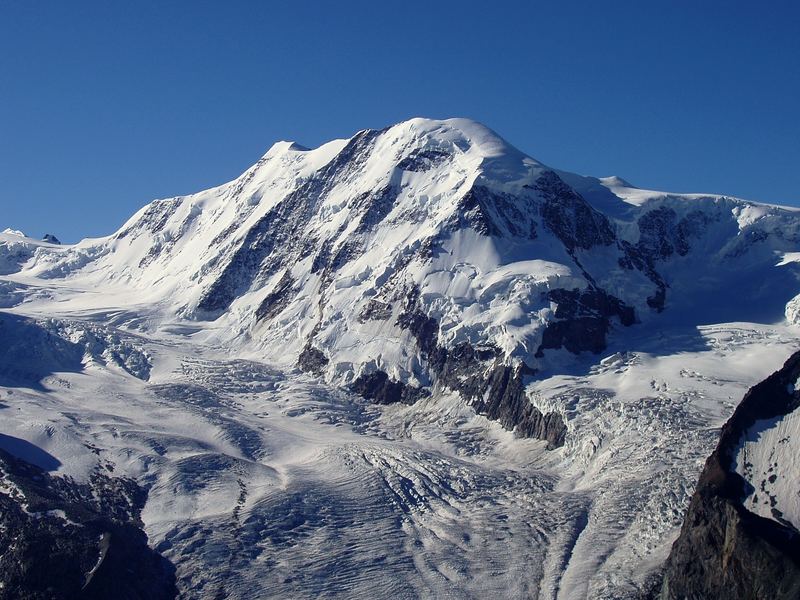 Der 4527m hohe Lyskamm, Traumberg zwischen Monte-Rosa und den Zwillingen Castor un Pollux