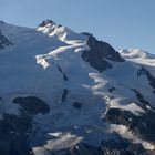 Der 4634m hohe Monte Rosa ist mit der Dufourspitze die Nummer drei der Alpen