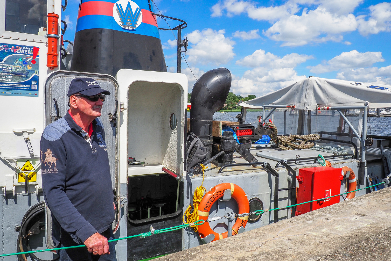 Der 62 Jahre alte Schlepper PETERSDORF ist seetüchtig