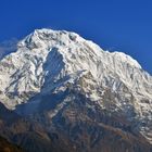 Der 7219 m hohe Annapurna South vom Bergdorf Ghandruk