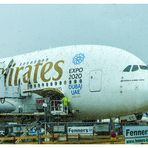 Der A 380 am Gate -