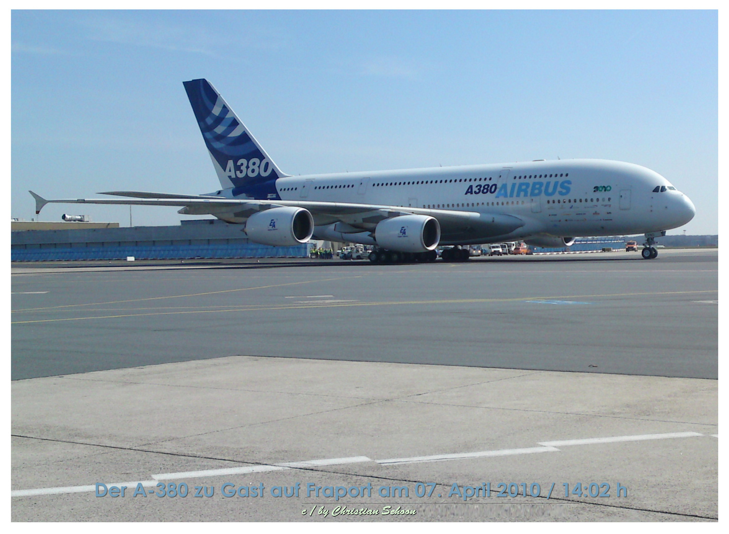 Der A-380 auf Fraport