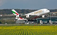 Der A380 in ZRH