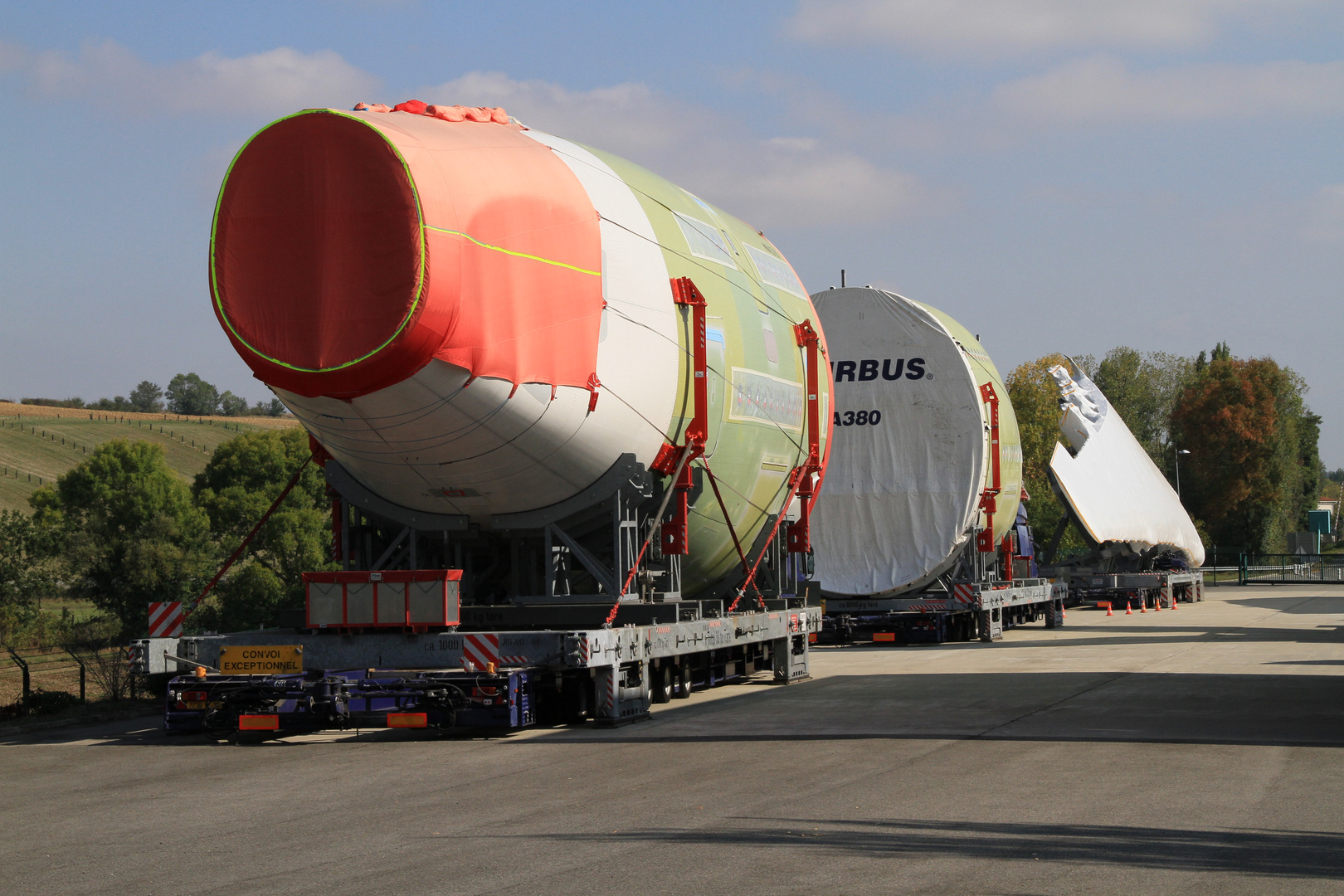 Der A380 kurz vor Toulouse ...;)