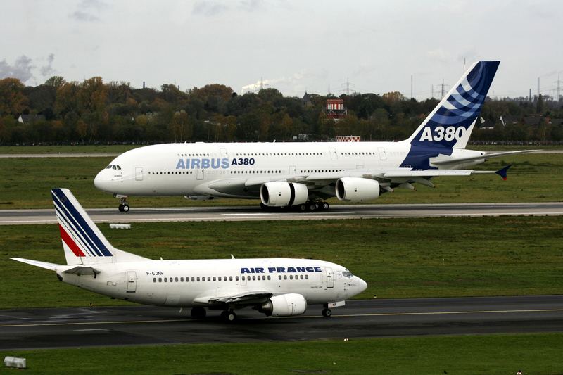 Der A380 zu Besuch in Düsseldorf